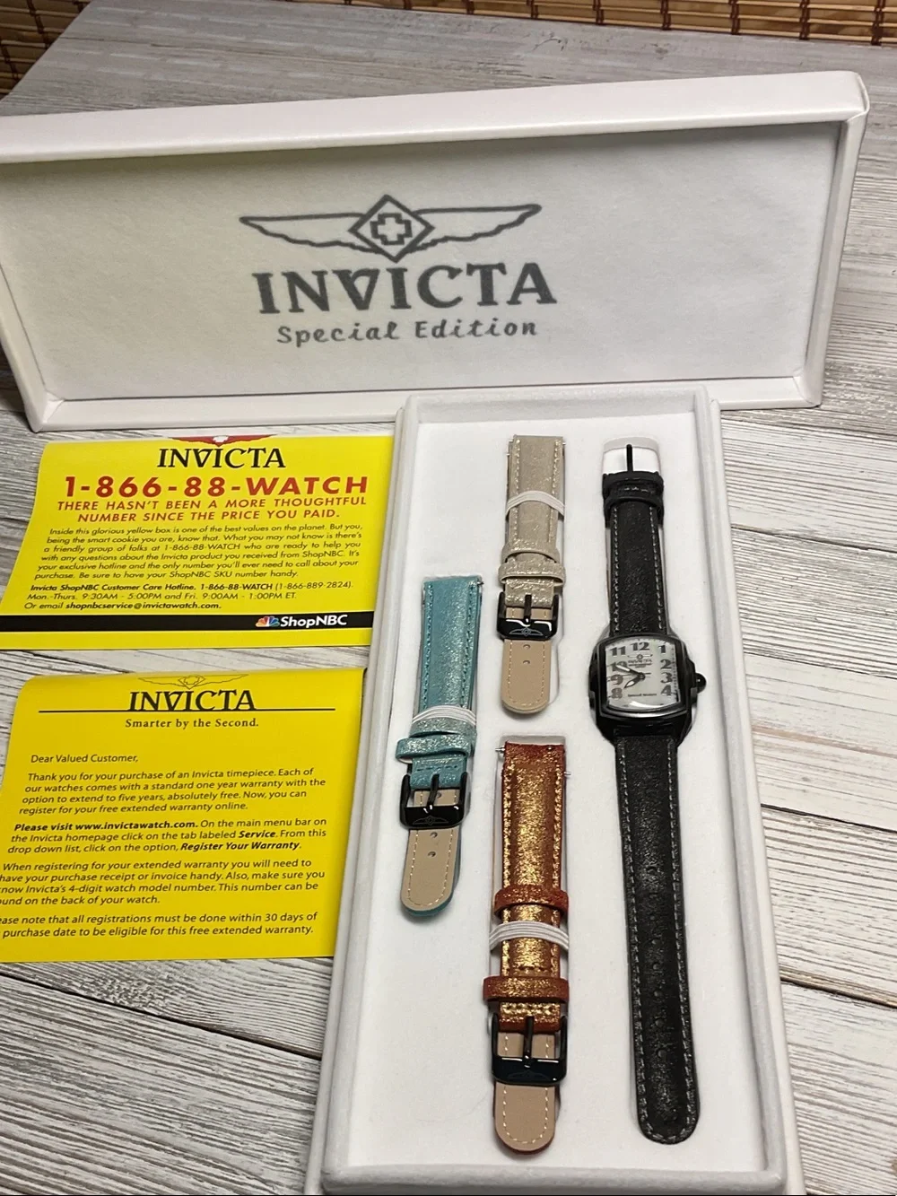 Women’s Invicta Lupah Special Edition Model No. 5081 SWISS Watch Watchband Set